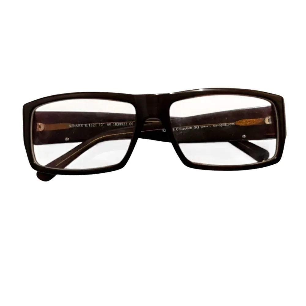 Krass Collection Kan K1321 Brown Eyeglasses Frame